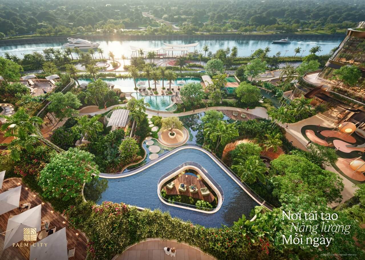Tiện ích công viên nội khu dự án Palm River